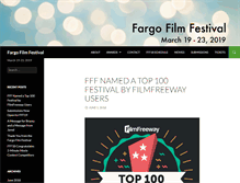 Tablet Screenshot of fargofilmfestival.org